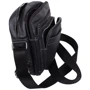 Мужская сумка через плечо Borsa Leather черная (105262-black): Тип ручки Плечевой ремень, Без ручки