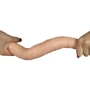 Двухсторонний фаллоимитатор LoveToy King-Sized Realistic Ladykiller Tapered Double 14"