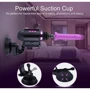 Мини секс-машина Hismith Mini Capsule Sex-Machine with Strong Suction APP, очень мощная, перезаряжаемая, пульт ДУ