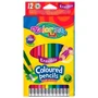 Карандаши Colorino цветные шестигранные Erasable с ластиком, 12 цветов, (92531PTR)