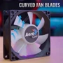 Кулер Aerocool Frost 8 FRGB Molex + 3P, 8CM PC FAN: Уровень шума, dB 28.3