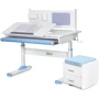Комплект S ErgoKids TH-325 Blue парта + тумба (TH-325 + BD C3_ BLUE)
