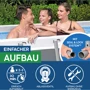 Бассейн Bestway каркасный 549-274-122 см (56465) (тент, подстилка, лестница, фильтр-насос, в коробке, 62-145-51см) фото 6