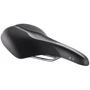 Сідло Selle Royal SCIENTIA R2 Relaxed, 3D skingel, оббивка Black gummy / Black mokka, 289х196мм, 485г, рейли сталь + Curva suspension, unisex, чорне