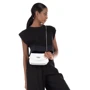 Женская поясная сумка Guess Kamina Cnvrtbl Xbody Belt Bag белая (HWVY8111810-WHI): Фактура Стеганая, Матовая