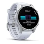 Смарт-годинник Garmin Fenix 8 AMOLED 43mm Silver with Whitestone Silicone Band (010-02903-00): Час роботи до 10 дней