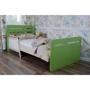 Ліжко Indigo Wood зелена (31593)