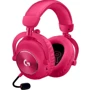 Наушники Logitech G Pro X 2 Lightspeed Wireless Magenta (981-001275): Тип конструкции полноразмерные
