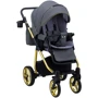 Коляска 2 в 1 Adamex Barcelona Polar (Gold) BR432 (624630): Материал колес полиуретан