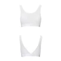 Топ с прозрачной вставкой Passion PS002 TOP white, size S
