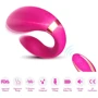 Вибромассажер для пар Boss Series с пультом ДУ - Couple Vibrator Pink USB 9 Function (BS5200030)