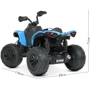 Детский электромобиль-квадроцикл Bambi Racer синий (M 5001EBLR-4): Материал корпуса пластик