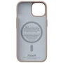 Чехол для iPhone Njord Fabric MagSafe Case Pink Sand (NA52FA12) for iPhone 15 Plus фото 6