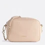 Женская сумка кросс боди Furla Real Mini Camera Case бежево-розовая (WB00243HSF000B4L00)