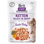 Brit Care Kitten Fillets Gravy Tender Turkey pouch 85 г: Тип Влажный корм