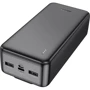 Зовнішній акумулятор Hoco Power Bank 30000mAh J118B with Cable Black: Кількість USB 3