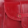 Жіноча сумка через плече Laskara червона (LK10207-red): Застібка Блискавка