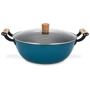 Каструля Fissman Seagreen з кришкою 32x12.5 см 8 л (4016)