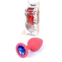 Анальная пробка с кристаллом Boss Series Exclusivity Jewellery Silicon Plug S