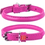 Ошейник круглый WAUDOG Glamour 8 мм 25-33 см розовый (22417)