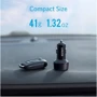 Зарядний пристрій ANKER USB Car Charger PowerDrive Power Delivery USB 12W + USB-C 18W Black (A2721HF1 / A2721GF1) фото 5