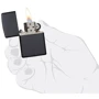 Зажигалка Zippo BLACK MATTE (218) фото 3