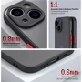 Чехол для телефонов ArmorStandart Frosted Matte Black for Xiaomi Redmi 12 4G (ARM68550): Тип накладка на заднюю часть