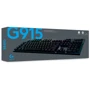 Клавіатура Logitech G915 Lightspeed RGB Wireless RGB GL Linear UA Black (920-008962): Тип клавіатури игровая