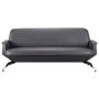 Диван AMF Absolute Grey/Black (544598)