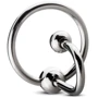 Уретральная вставка с кольцом Sinner Gear Unbendable — Sperm Stopper Solid