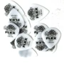 Медиатор Набор медиаторов DUNLOP 466P1.35 Tortex Flex Jazz III XL Player's Pack 1.35: Толщина  Очень толстые (1.01 - 3.0 мм)