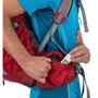 Рюкзак Osprey Atmos AG 50 Rigby Red - MD (009.1710): Дополнительно боковые карманы, регулировка длины спинки, свисток, вентилируемая система спины, подвесная система E