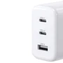Зарядное устройство Ugreen Wall Charger 2xUSB-C+USB CD275 65W White (90496): Особенности Быстрая зарядка, Power Delivery (PD), USB-C