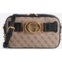 Женская сумка кросс боди GUESS AVIANA CAMERA BAG темно-бежевая (HWJB8414140-LBL)