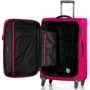 Валіза Swissbrand Silkeborg (M) Fuchsia/Light Grey (SWB_LLSIL941M): Фактура Тканая
