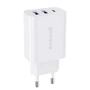 Зарядное устройство Proove Wall Charger 2xUSB+USB-C Rapid 30W White (WCRP30210002): Особенности Быстрая зарядка, Power Delivery (PD), USB-C