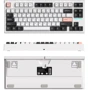 Клавиатура FL Esports FL750 CPM White Olivia Gateron PRO Yellow wireless Three-Mode: Подключение беспроводное