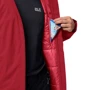 Куртка Jack Wolfskin Argon Storm Jacket 1111722-2102 46 червона зимова з капюшоном: Тип застібки На молнии