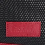 Жіноча сумка-пошет Laskara червона (LK10202-black-red): Фактура Тиснення, матова, Гладка