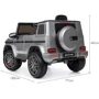 Детский электромобиль Bambi Racer Mercedes-Benz G63, серый (M 4180EBLRS-11): Вес, кг 18
