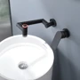 Смеситель настенный Lefton Single-Handle Wall Mount Bathroom Faucet with Temperature Display-BFWM2401 Matt Blac: Тип излива Многонаправленный