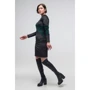 Платье FLFashion Махаон ТПМ 2813 42-44 черное повседневное до середины бедра: Вид Повседневные платья