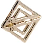 Зажимы для сосков с тяжелой подвеской LOCKINK Adjustable Nipple Clamps with Heavy Pendant - Golden