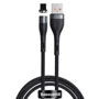 Кабель Baseus USB Cable to Lightning Magnetic Zinc Safe 1m Black (CALXC-KG1)