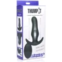 Анальний корок з поштовхами ThumpIt Curved Thumping Anal Plug