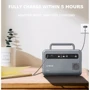 Зарядная станция CTECHi GT600 384Wh 600W Portable Power Station LiFePO4: Разъемы для подзарядки Зарядка от солнечной панели, Зарядка от сети, Зарядка от автомобиля