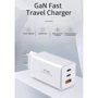Зарядное устройство WIWU Wall Charger 2xUSB-C+USB GaN X-TR-259AEU 65W White