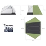 Палатка Sea to Summit Telos TR3 Plus, Fabric Inner, Sil/PeU, Green (STS ATS2040-02180406) фото 12