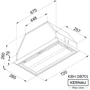 Витяжка Kernau KBH 08701 W: Тип фільтра повітря Рециркуляція, Відведення
