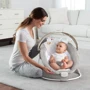Шезлонг Ingenuity Twinkle Tails (11200): Дополнительные удобства Съемный чехол, таймер отключения укачивания, Ремни безопасности, Изменение наклона, блок с музыкой, дуга с игрушками, Вибрация
